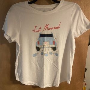 Just Married T Shirt